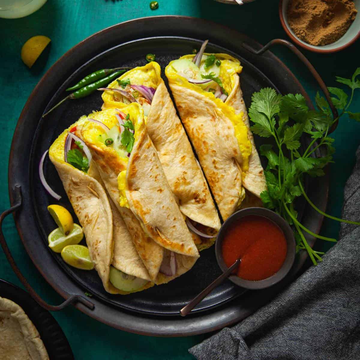 Kolkata Egg Rolls