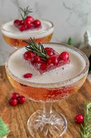 Virgin Mimosa with Cranberry Juice